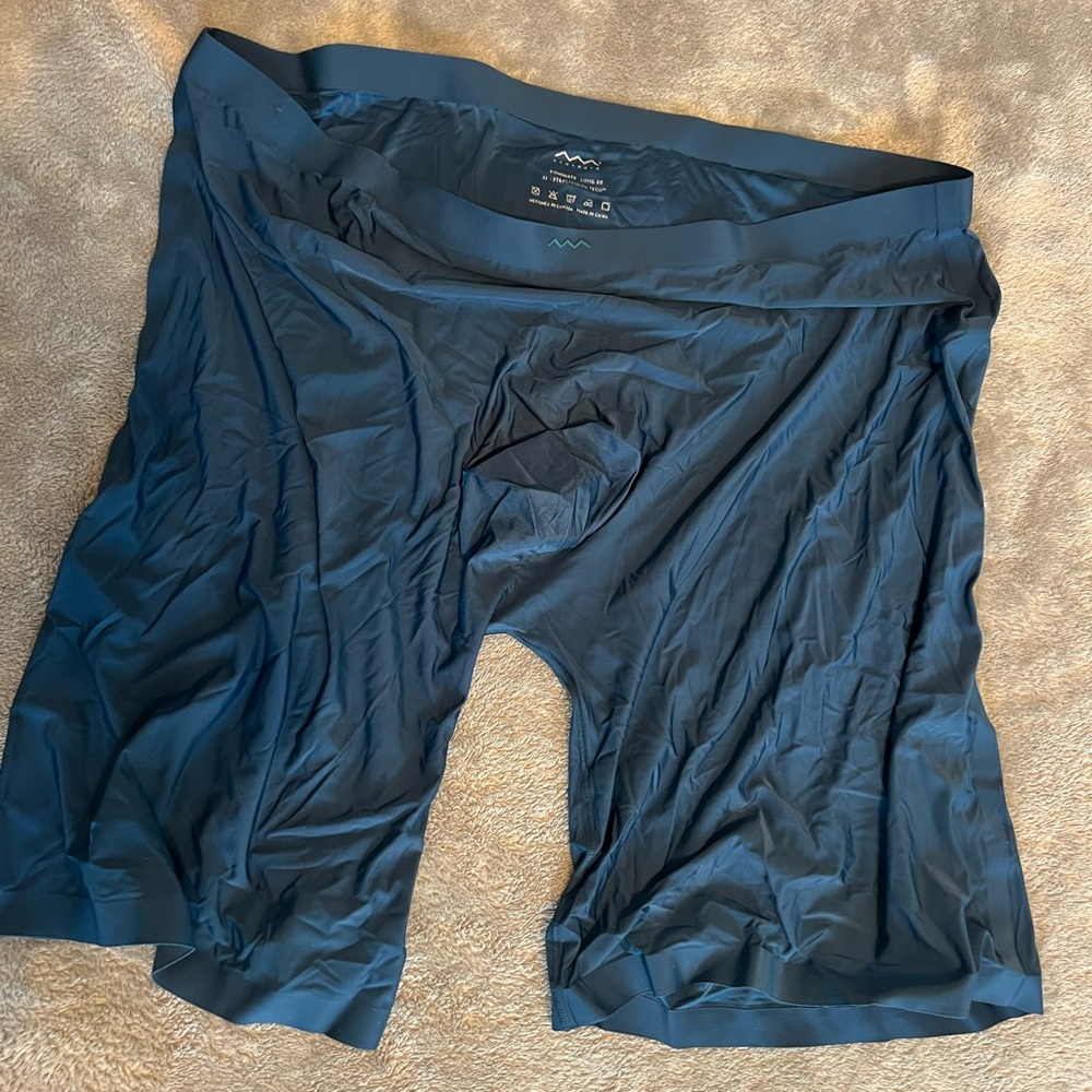Men's Blue Compression Shorts